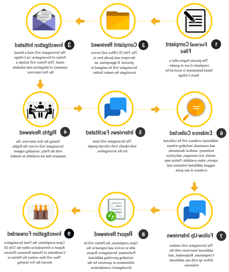 investigation process flow chart